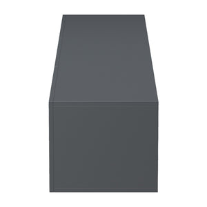 Έπιπλο τηλεόρασης επιτοίχιο με Led Rival  ανθρακι 180x35x30εκ - Pakobazaar