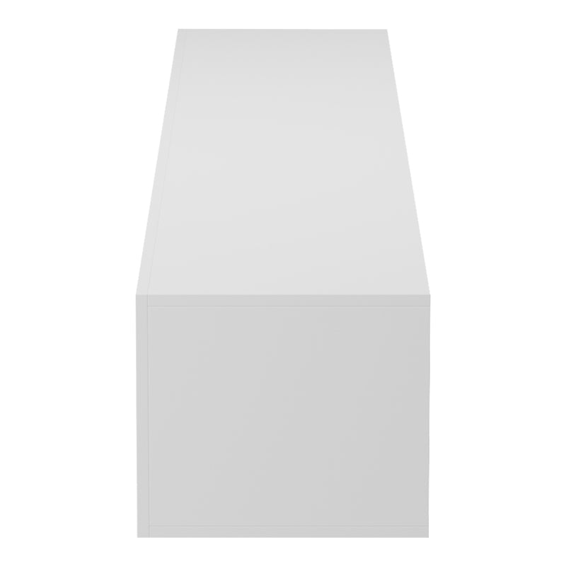 Έπιπλο τηλεόρασης επιτοίχιο με Led Rival  λευκό 210x35x30εκ - Pakobazaar
