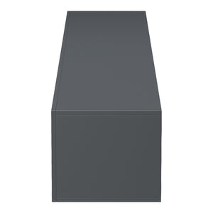 Έπιπλο τηλεόρασης επιτοίχιο με Led Rival  ανθρακί 210x35x30εκ - Pakobazaar