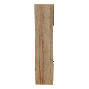 Ντουλάπα κουζίνας Rowan  σε ανθρακί-oak απόχρωση 60x42x182εκ - Pakobazaar
