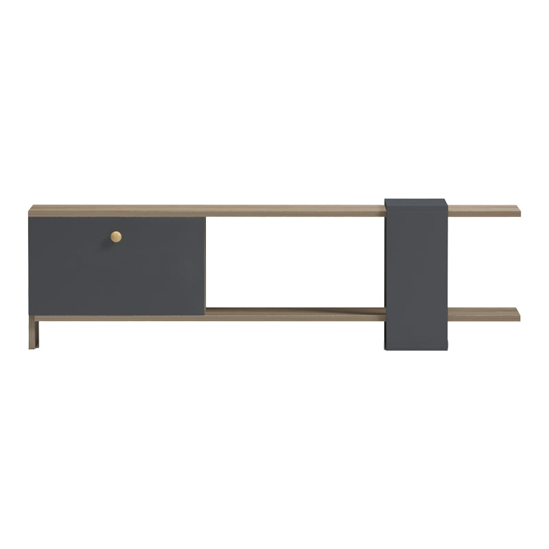 Έπιπλο τηλεόρασης Standi  σε sonoma-ανθρακί 120x25x36.8εκ - Pakobazaar