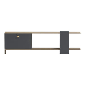 Έπιπλο τηλεόρασης Standi  σε sonoma-ανθρακί 120x25x36.8εκ - Pakobazaar