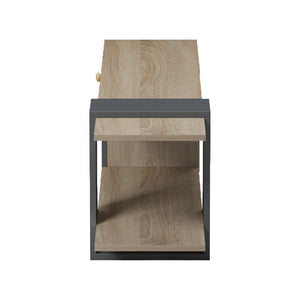 Έπιπλο τηλεόρασης Standi  σε sonoma-ανθρακί 120x25x36.8εκ - Pakobazaar