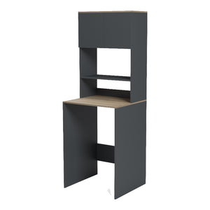 Έπιπλο πλυντηρίου Chaxe  ανθρακί-sonoma 65x32.5x183.6εκ - Pakobazaar