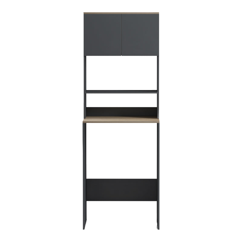 Έπιπλο πλυντηρίου Chaxe  ανθρακί-sonoma 65x32.5x183.6εκ - Pakobazaar