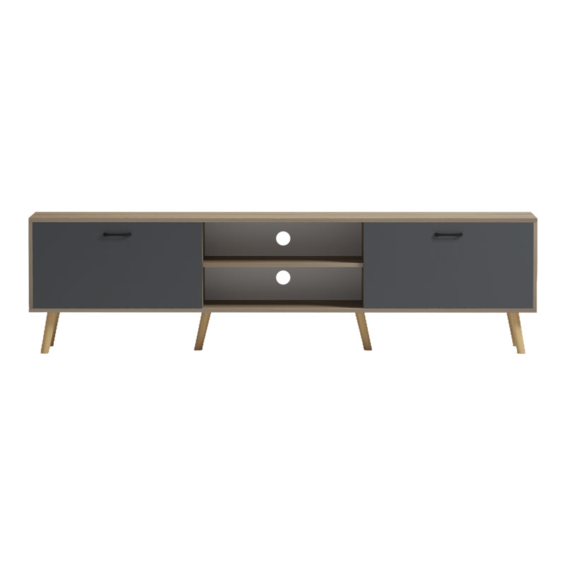 Έπιπλο τηλεόρασης Gorna  sonoma-ανθρακί 180x35x48.6εκ - Pakobazaar