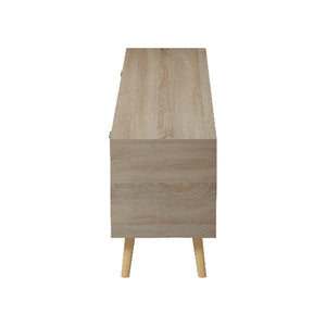 Έπιπλο τηλεόρασης Gorna  sonoma-ανθρακί 180x35x48.6εκ - Pakobazaar