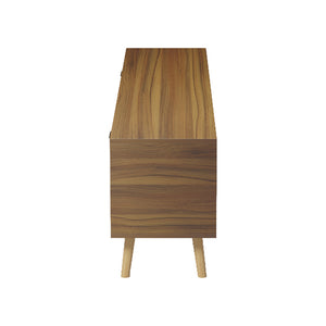 Έπιπλο τηλεόρασης Gorna  καρυδί 180x35x48.6εκ - Pakobazaar