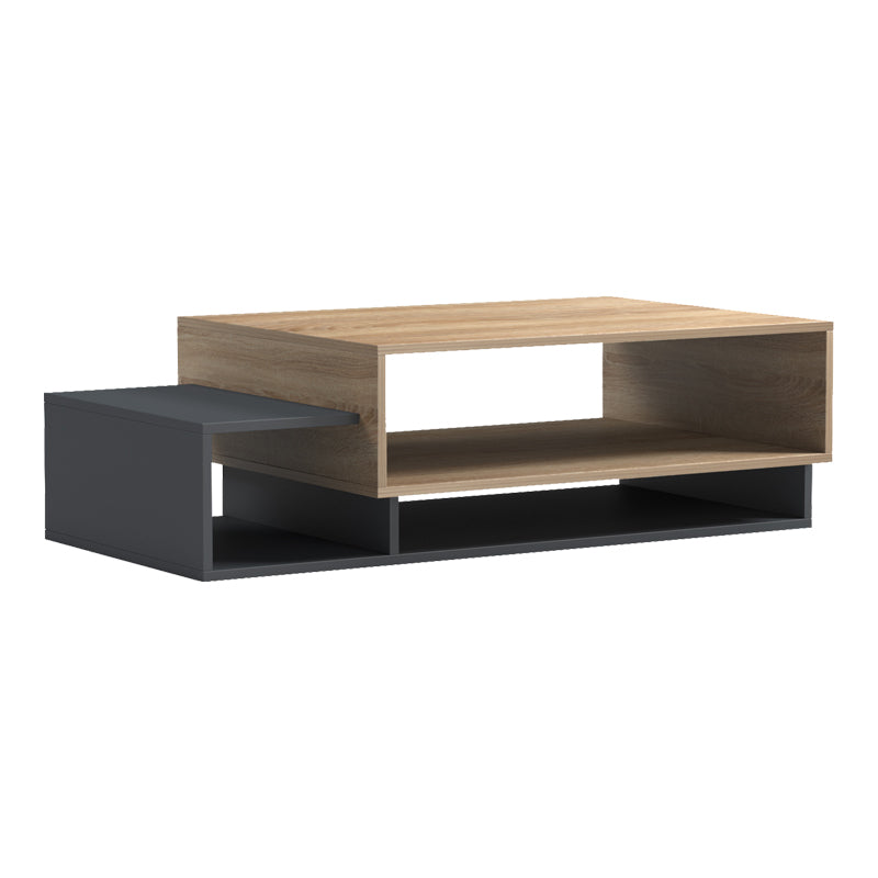 Τραπέζι σαλονιού Dekost  σε sonoma-ανθρακί 105x50x32εκ - Pakobazaar