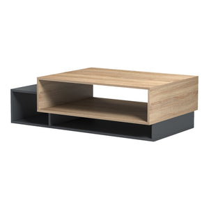 Τραπέζι σαλονιού Dekost  σε sonoma-ανθρακί 105x50x32εκ - Pakobazaar