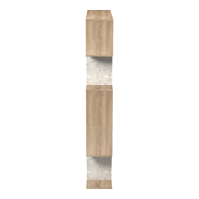 Βιβλιοθήκη Mito  sonoma - μπεζ μαρμάρου 108.5x25x161εκ - Pakobazaar