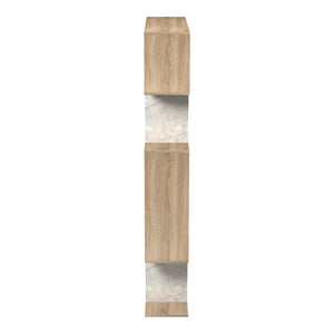 Βιβλιοθήκη Mito  sonoma - μπεζ μαρμάρου 108.5x25x161εκ - Pakobazaar
