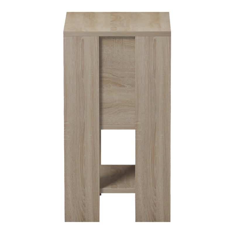 Κομοδίνο Reppo  sonoma-ανθρακί 30x30x55εκ - Pakobazaar