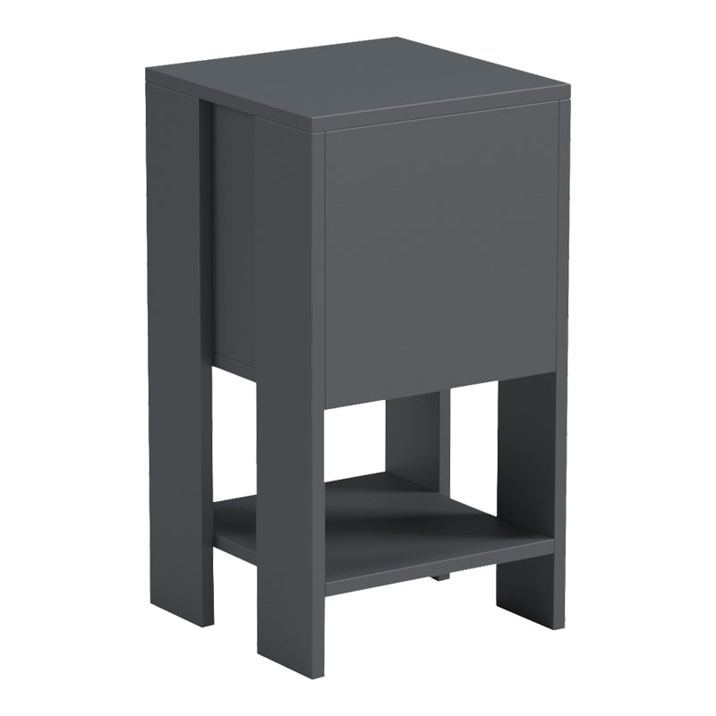 Κομοδίνο Reppo  ανθρακί 30x30x55εκ - Pakobazaar