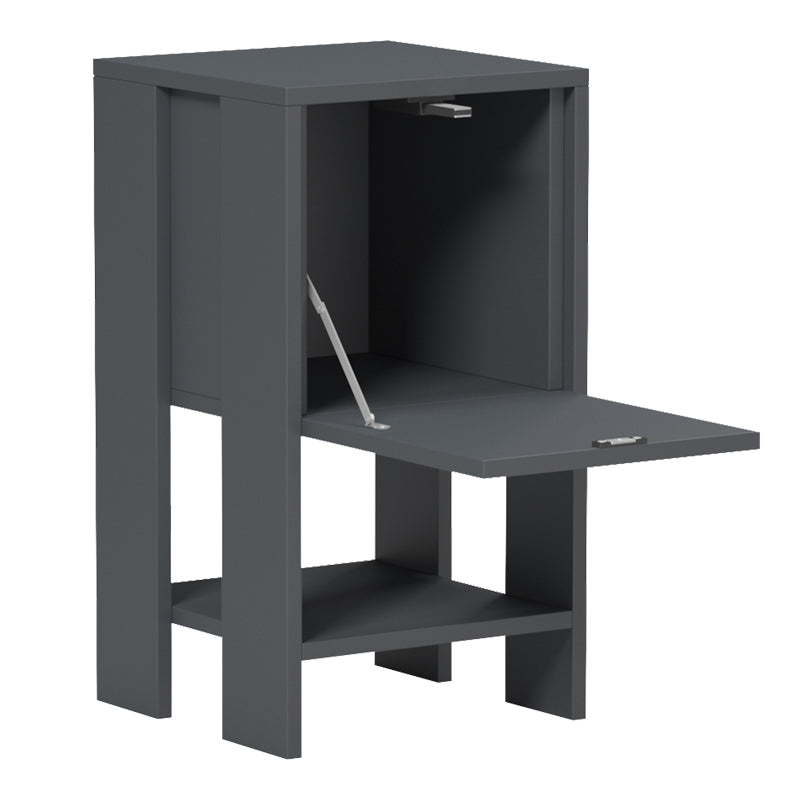 Κομοδίνο Reppo  ανθρακί 30x30x55εκ - Pakobazaar