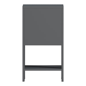 Κομοδίνο Reppo  ανθρακί 30x30x55εκ - Pakobazaar