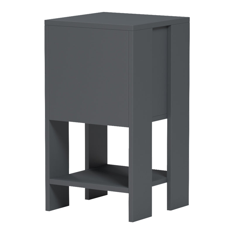 Κομοδίνο Reppo  ανθρακί 30x30x55εκ - Pakobazaar