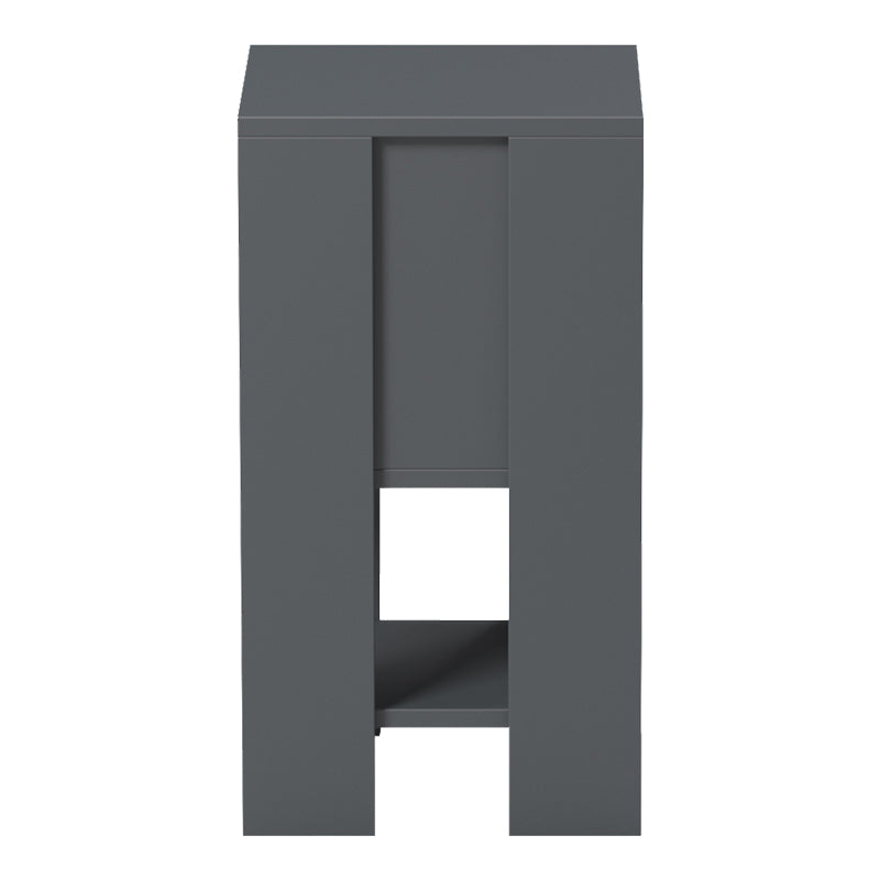 Κομοδίνο Reppo  ανθρακί 30x30x55εκ - Pakobazaar