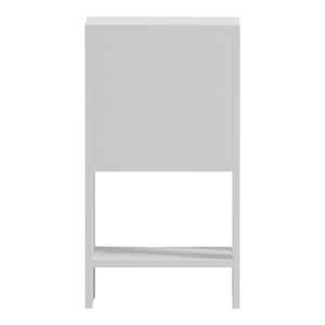 Κομοδίνο Reppo  λευκό 30x30x55εκ - Pakobazaar