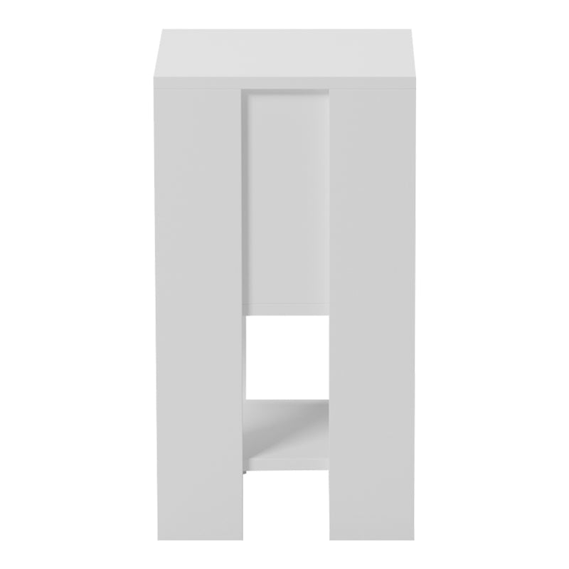 Κομοδίνο Reppo  λευκό 30x30x55εκ - Pakobazaar