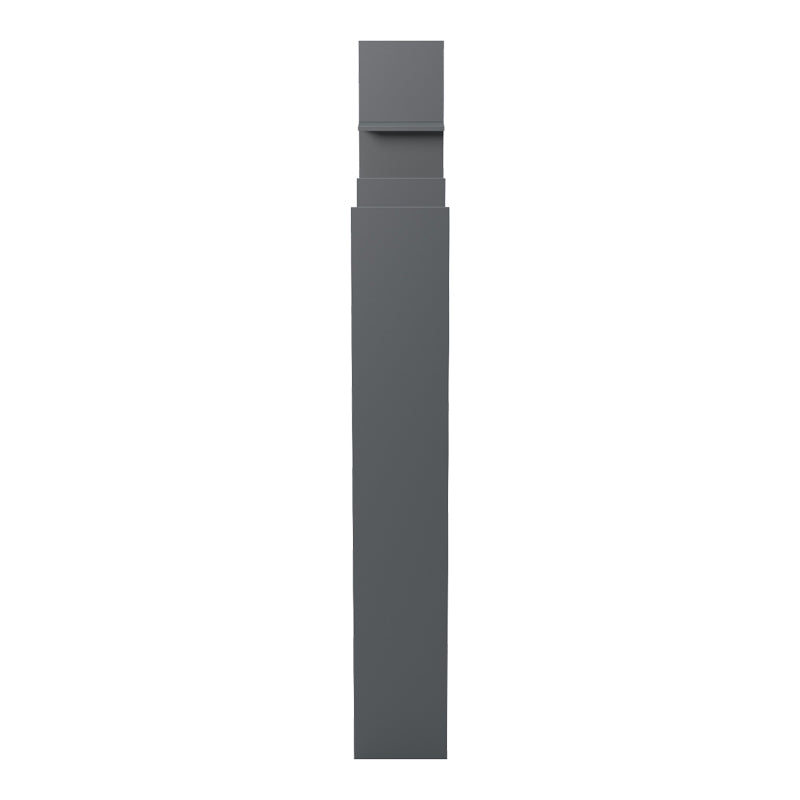 Βιβλιοθήκη Manco  ανθρακί 122x25.5x188εκ - Pakobazaar