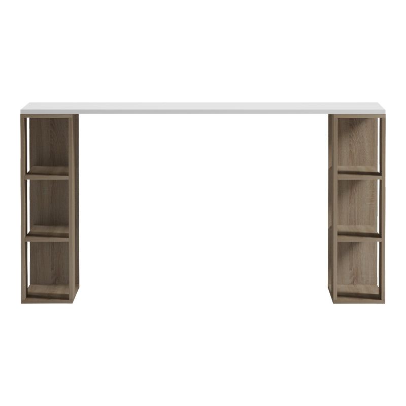 Γραφείο εργασίας Praga  sonoma-λευκό 140x60x75εκ - Pakobazaar