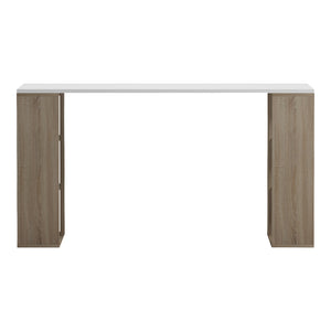 Γραφείο εργασίας Praga  sonoma-λευκό 140x60x75εκ - Pakobazaar