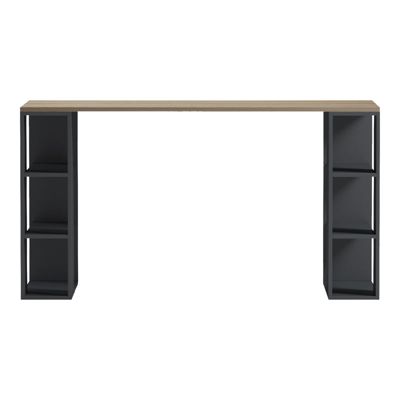 Γραφείο εργασίας Praga  ανθρακί- sonoma 140x60x75εκ - Pakobazaar
