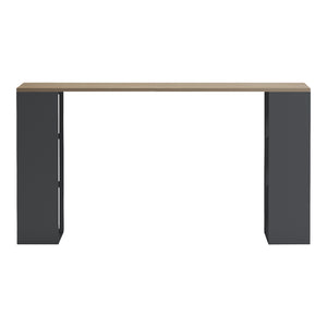 Γραφείο εργασίας Praga  ανθρακί- sonoma 140x60x75εκ - Pakobazaar