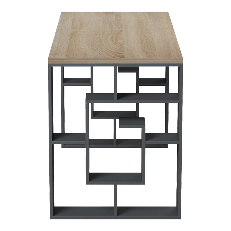 Γραφείο εργασίας Lovet  ανθρακί-sonoma 140x60x75εκ - Pakobazaar