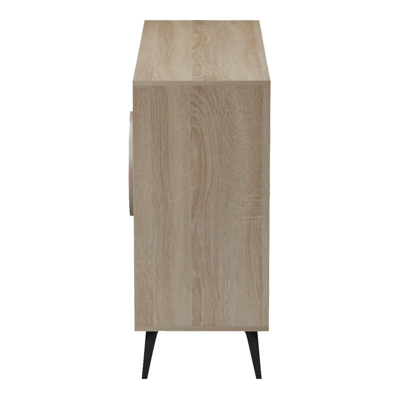 Μπουφές Gora  sonoma-μπεζ οψη μαρμαρου 110x35.5x82εκ - Pakobazaar