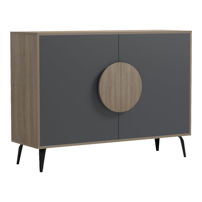 Μπουφές Gora  sonoma-ανθρακί 110x35.5x82εκ - Pakobazaar