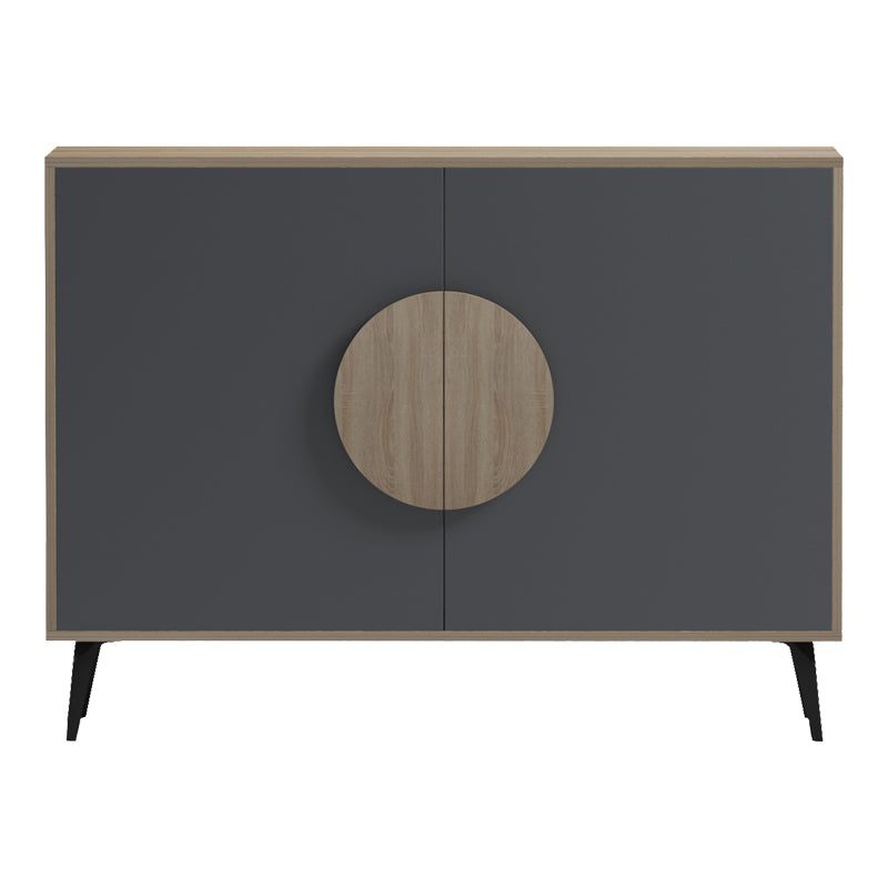 Μπουφές Gora  sonoma-ανθρακί 110x35.5x82εκ - Pakobazaar