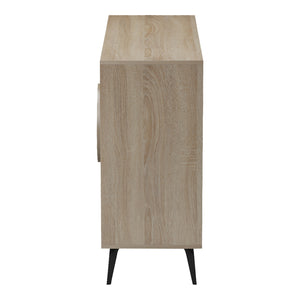 Μπουφές Gora  sonoma-ανθρακί 110x35.5x82εκ - Pakobazaar