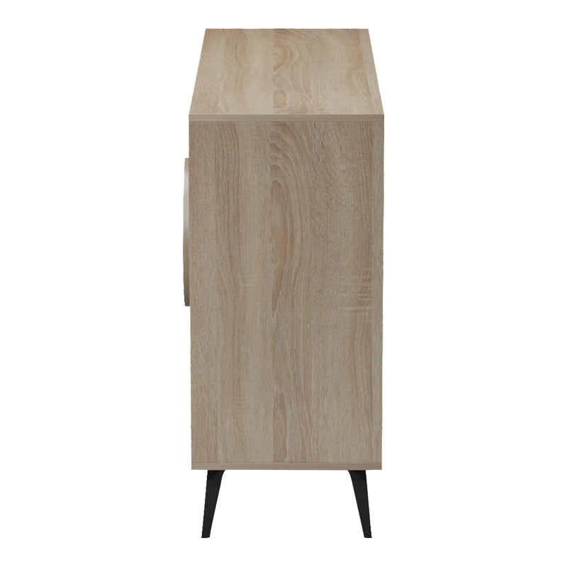 Μπουφές Gora  sonoma-ανθρακί 110x35.5x82εκ - Pakobazaar