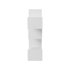 Ραφιέρα τοίχου Tiber  λευκή 120x22x67εκ - Pakobazaar