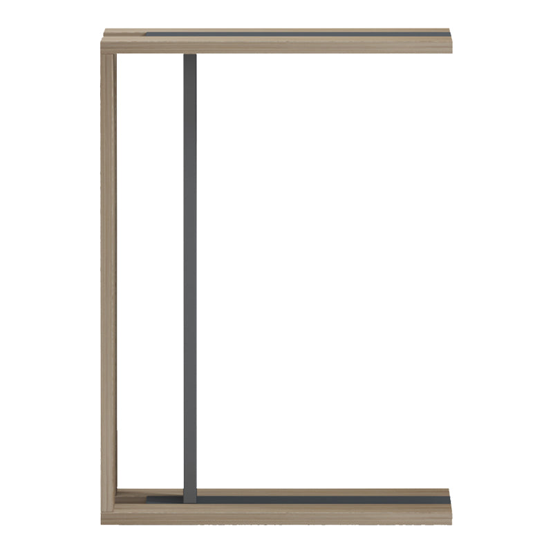 Βοηθητικό τραπέζι Muju  sonoma- ανθρακί  30x40x55εκ - Pakobazaar