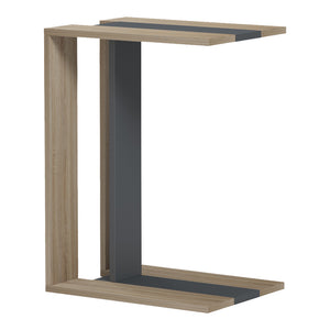 Βοηθητικό τραπέζι Muju  sonoma- ανθρακί  30x40x55εκ - Pakobazaar
