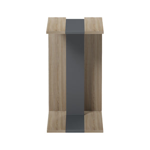 Βοηθητικό τραπέζι Muju  sonoma- ανθρακί  30x40x55εκ - Pakobazaar