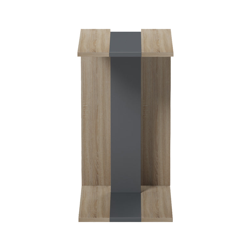 Βοηθητικό τραπέζι Muju  sonoma- ανθρακί  30x40x55εκ - Pakobazaar