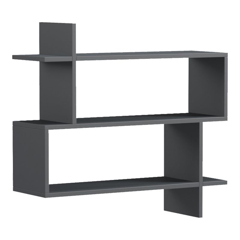 Ραφιέρα τοίχου Paralel  ανθρακί 70x22x65,5εκ - Pakobazaar