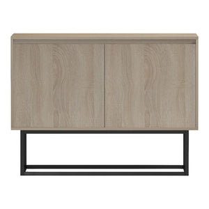 Μπουφές Dabia  sonoma-πόδι μαύρο μέταλλο 100x40x74εκ - Pakobazaar