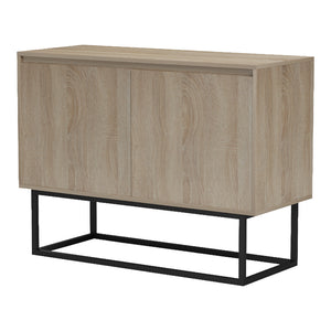 Μπουφές Dabia  sonoma-πόδι μαύρο μέταλλο 100x40x74εκ - Pakobazaar