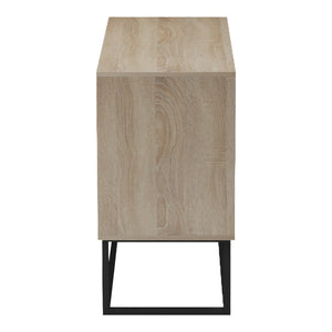 Μπουφές Dabia  sonoma-πόδι μαύρο μέταλλο 100x40x74εκ - Pakobazaar