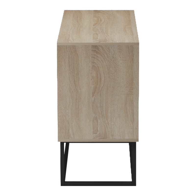 Μπουφές Dabia  sonoma-πόδι μαύρο μέταλλο 100x40x74εκ