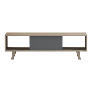 Τραπέζι σαλονιού Elonza  sonoma-ανθρακί 120x60x36εκ - Pakobazaar