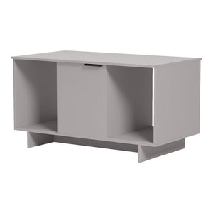 Τραπέζι σαλονιού Nalinda  γκρι 100x55x55εκ - Pakobazaar