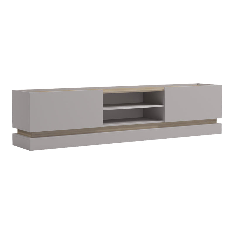 Έπιπλο τηλεόρασης Wendo  γκρι-sonoma 200x37x47εκ - Pakobazaar