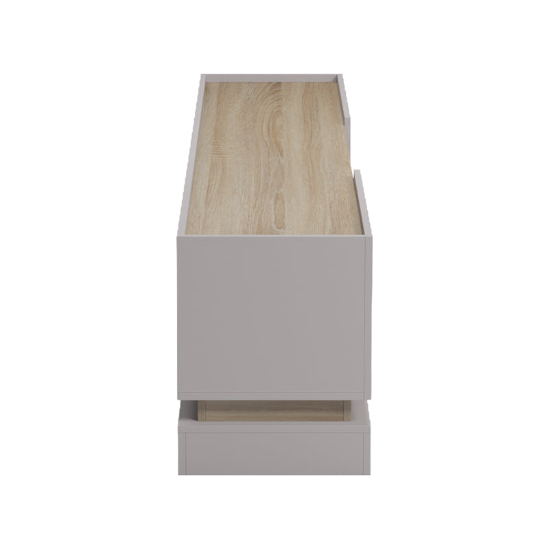 Έπιπλο τηλεόρασης Wendo  γκρι-sonoma 200x37x47εκ - Pakobazaar