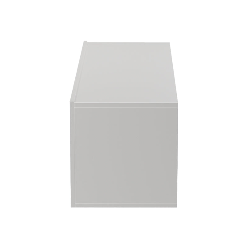 Έπιπλο τηλεόρασης επιτοίχιο Olande  sonoma-λευκό 210x35x48εκ - Pakobazaar